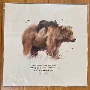 Bear and Cub Art Print